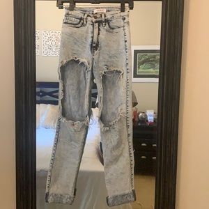 High Rise Jeans (Vibrant MIU)